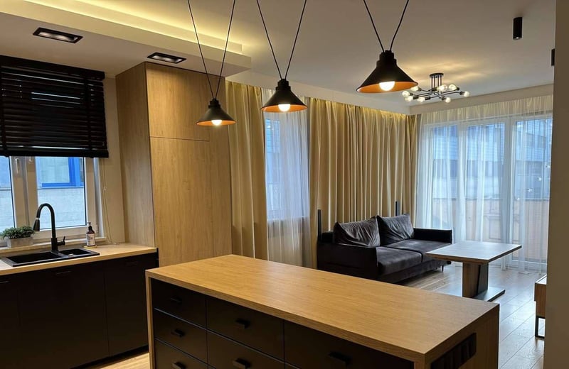 Аренда современной 3-комнатной квартиры, 68 м², район Мокотув, Варшава, Польша